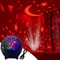 Starry Sky LED Moon Projector USB Night Light for Kids Rooms and Parties