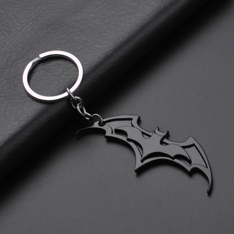 Anime Bat Keychain Metal Car Keyring for Couples and Gifts