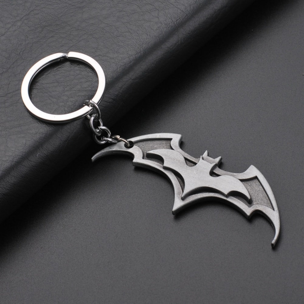 Anime Bat Keychain Metal Car Keyring for Couples and Gifts
