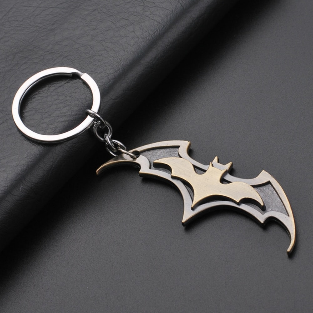 Anime Bat Keychain Metal Car Keyring for Couples and Gifts