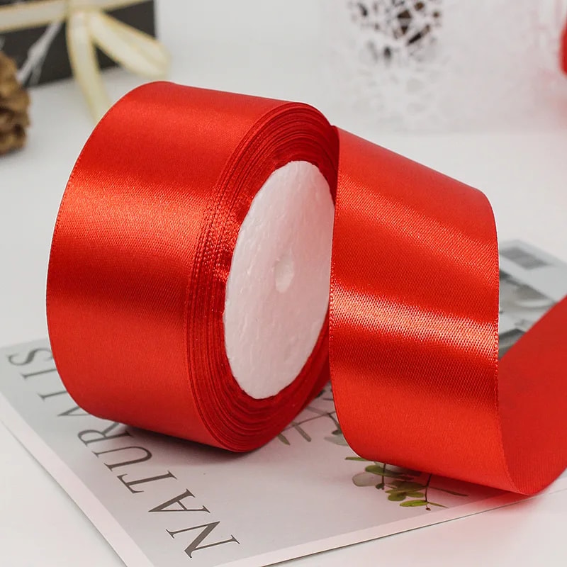 Satin Ribbon Roll For Gift Wrapping DIY Bows And Crafts 0