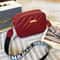 Womens PU Leather Camera Crossbody Bag With Phone Pocket 7