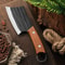 Stainless Steel Cleaver Knife With Wooden Handle For Meat Fish And Vegetables 1