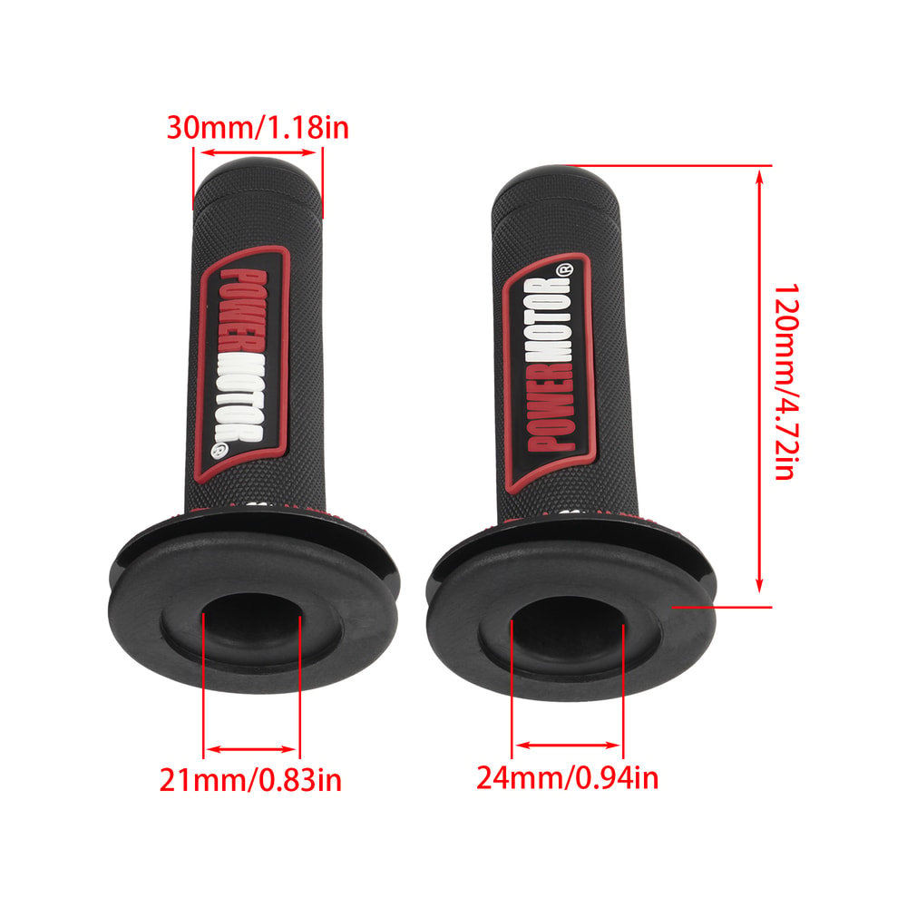 Universal Motorcycle Handlebar Grips Non Slip Rubber Gel Hand Grips 1