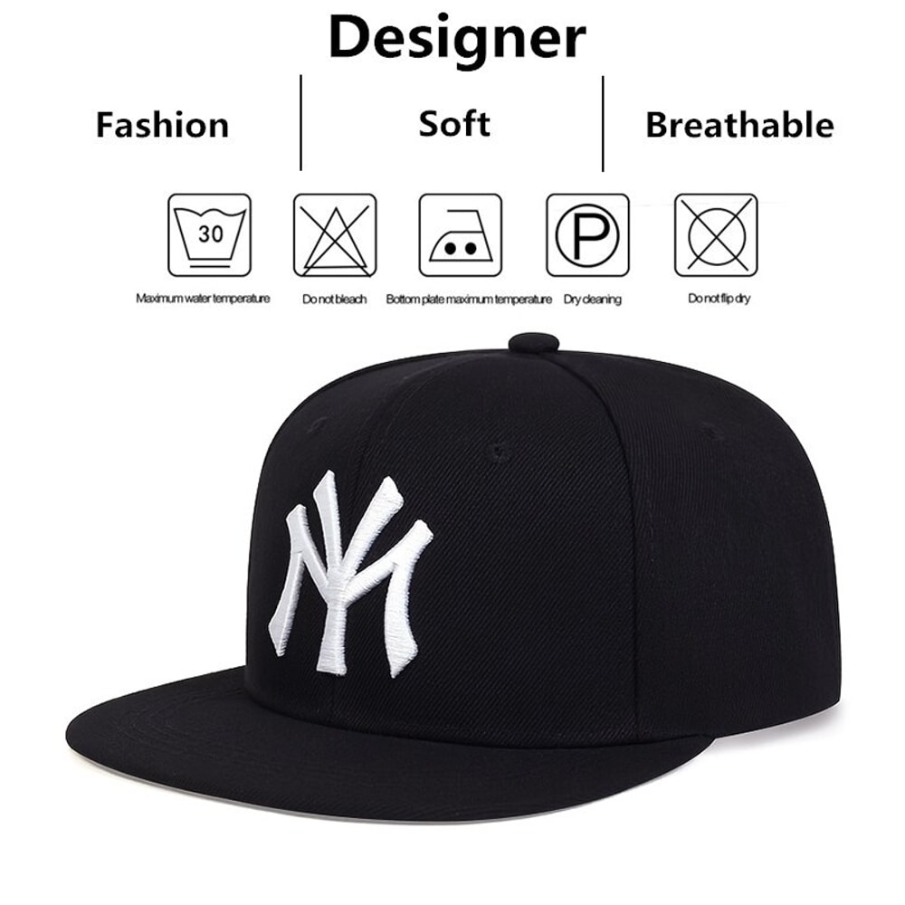 Embroidered Baseball Cap Adjustable Unisex Hip Hop Sun Hat