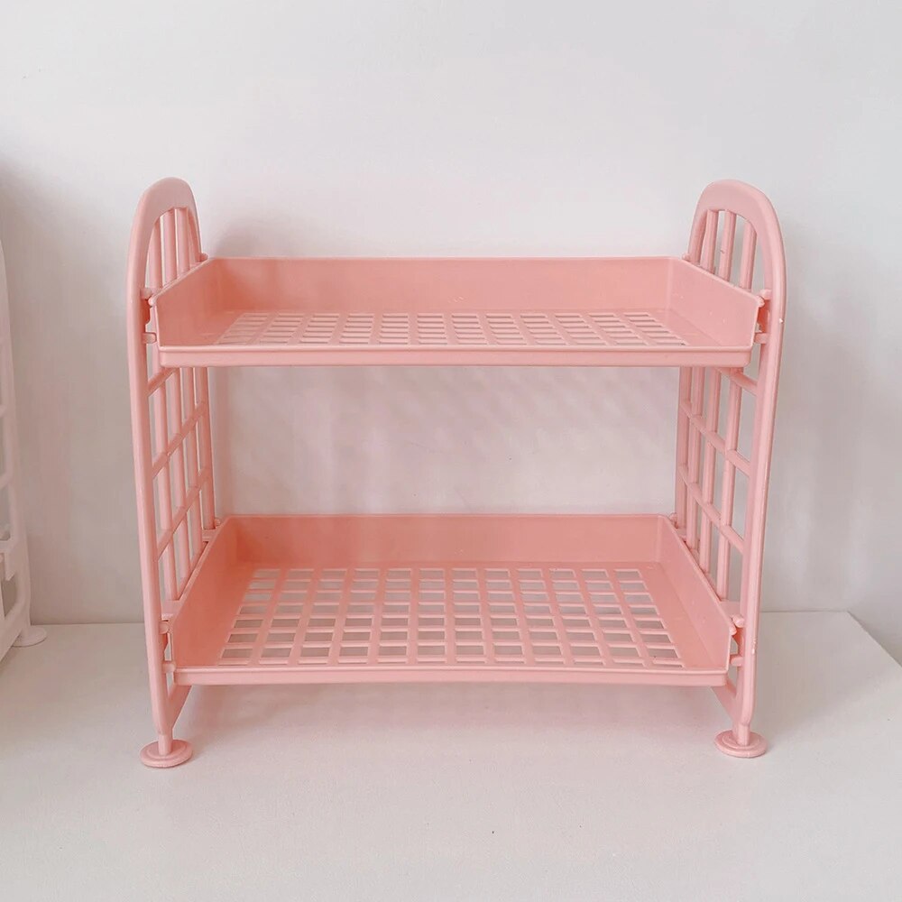 Multi Tier Desktop Storage Shelf For Dorm Office And Study Desk 9