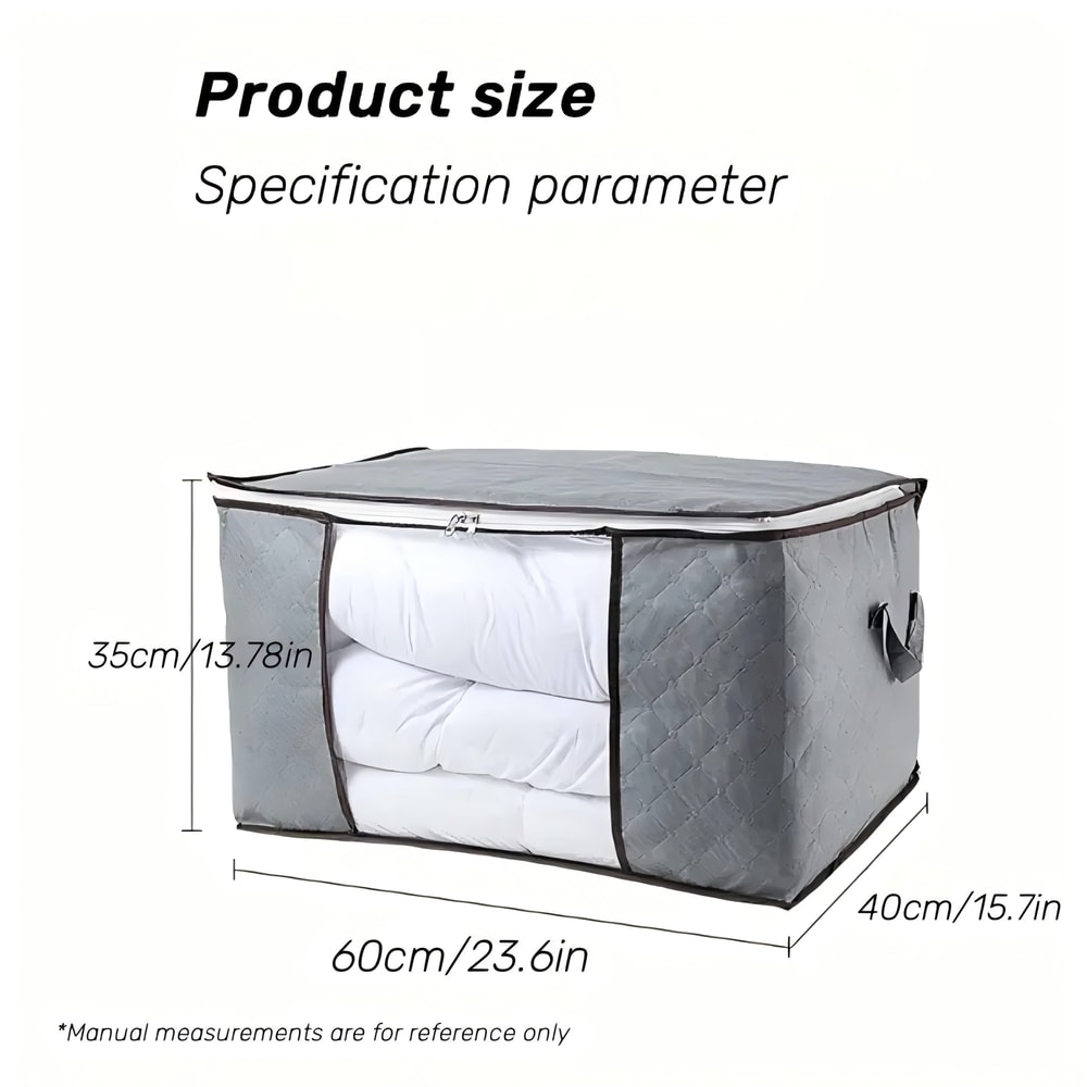 Extra Large Clothes Storage Bag With Window For Quilts And Blankets 4