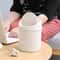 Mini Desktop Trash Can with Lid for Desk Bedroom Vanity