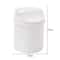Mini Desktop Trash Can with Lid for Desk Bedroom Vanity