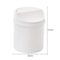 Mini Desktop Trash Can with Lid for Desk Bedroom Vanity