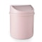 Mini Desktop Trash Can with Lid for Desk Bedroom Vanity