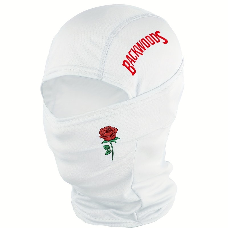 Rose Backwoods Balaclava Face Mask Windproof Breathable Outdoor Hood 3