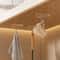 Clear Heart Shape Self Adhesive Wall Hooks Transparent Multi Purpose Hanging Rack 0