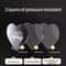 Clear Heart Shape Self Adhesive Wall Hooks Transparent Multi Purpose Hanging Rack 2