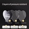 Clear Heart Shape Self Adhesive Wall Hooks Transparent Multi Purpose Hanging Rack 2