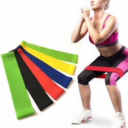premium resistance bands and yoga tension belt set for glutes, squats and stretching