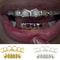 Hip Hop Teeth Grillz Set Stylish Six Tooth Lower Teeth Ornaments for Stage, Festival & Party