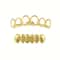Hip Hop Teeth Grillz Set Stylish Six Tooth Lower Teeth Ornaments for Stage, Festival & Party