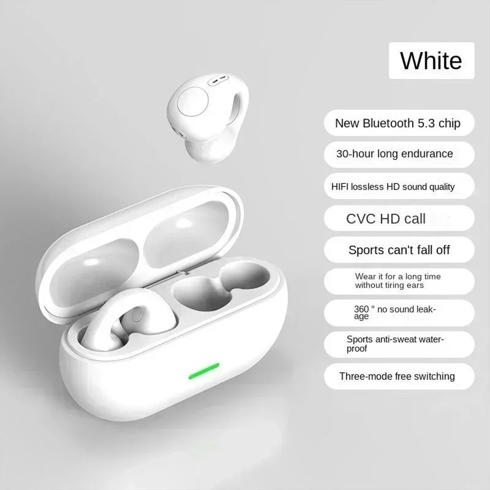 Bone Conduction Wireless Bluetooth Headphones Waterproof Sports Earphones with HiFi Sound