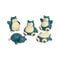 Premium Snorlax Mini Figure Set Pokemon Cake Toppers & Kawaii Figurines Decor