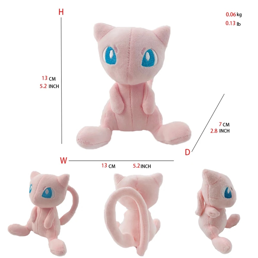 Mew Pokemon Plush Soft Plush Toy Cuddly Collectible Plush For Fans 0