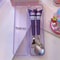 Sanrio Kids Stainless Steel Cartoon Spoon Fork Set Hello Kitty Kuromi Cute Tableware Gift 2
