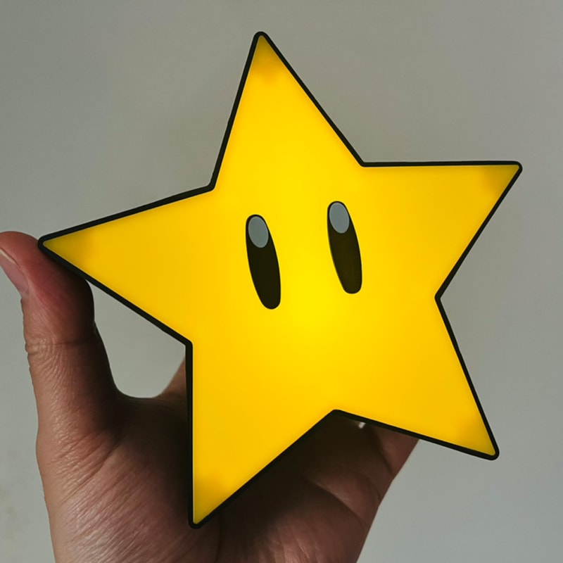 Super Star LED Music Night Light for Kids & Gifts