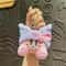 Cute Cartoon Keychain For Kids Kirby Hello Kitty Melody Backpack Charm 0