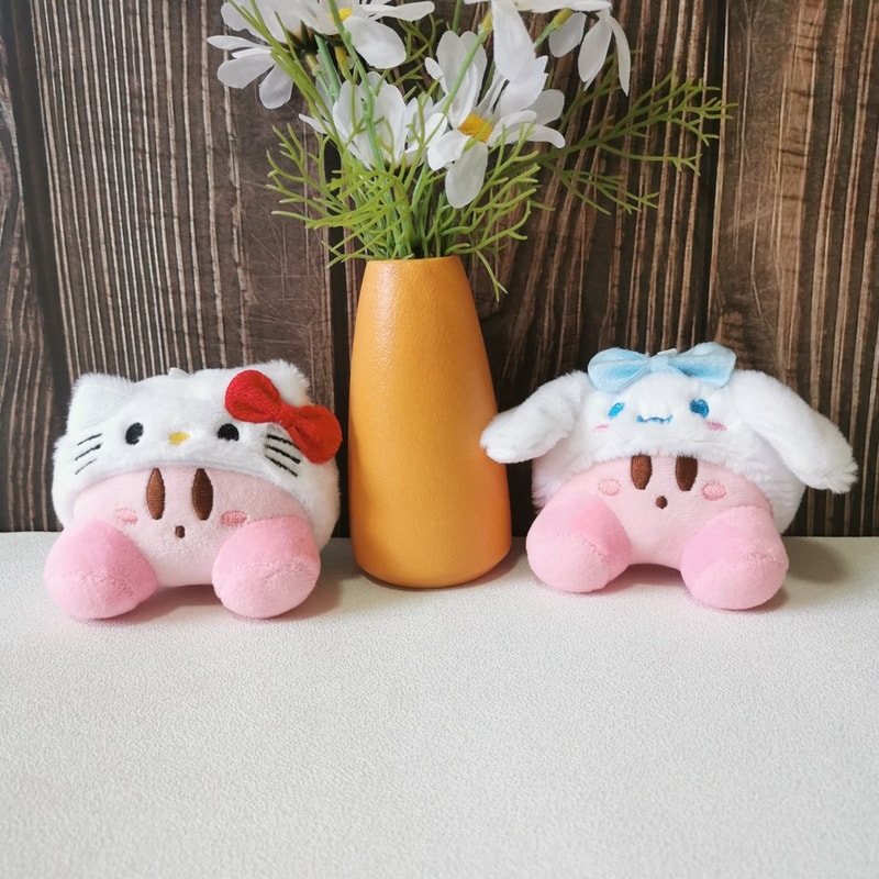 Cute Cartoon Keychain For Kids Kirby Hello Kitty Melody Backpack Charm 1