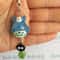 Kawaii Totoro Phone Charm Keychain Handmade Anime Pendant