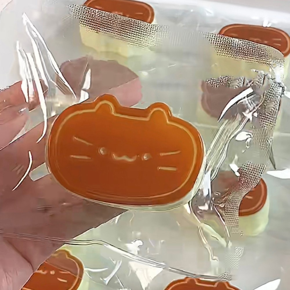 Cute Cat Cheese Bread Squishy Stress Relief Toy Soft Slow Rebound Squeeze 6