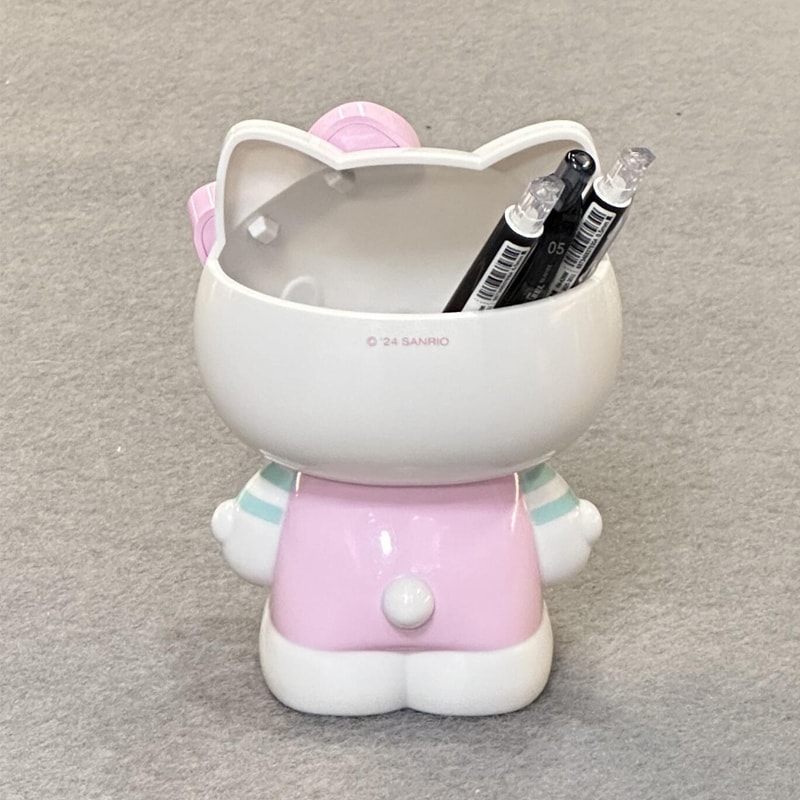 Hello Kitty & Melody Desktop Pen & Makeup Brush Holder Cute Storage Bucket for Girls
