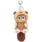 Kawaii Shark Cat Plush Keychain Cute Cartoon Backpack Charm Toy