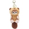 Kawaii Shark Cat Plush Keychain Cute Cartoon Backpack Charm Toy