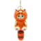 Kawaii Shark Cat Plush Keychain Cute Cartoon Backpack Charm Toy