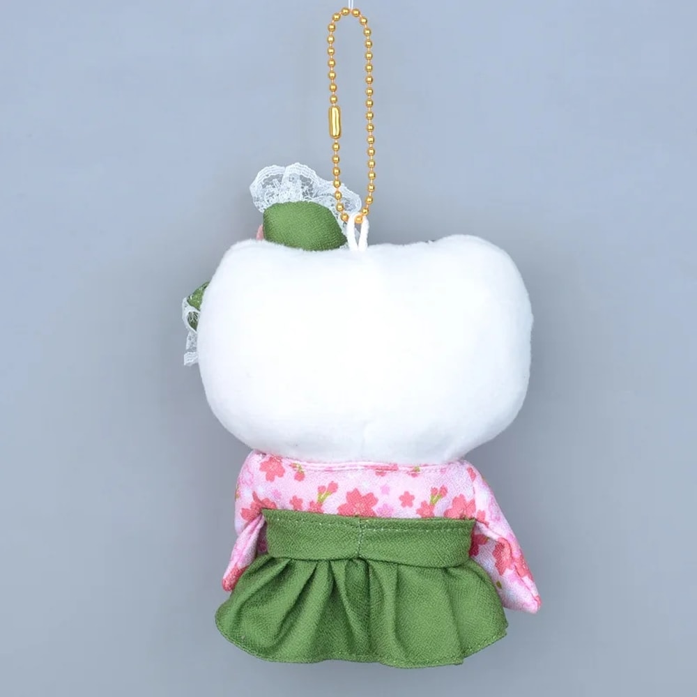 Sanrio Plush Keychain Bag Charm Hello Kitty Cinnamoroll Kuromi Kawaii Accessory 1
