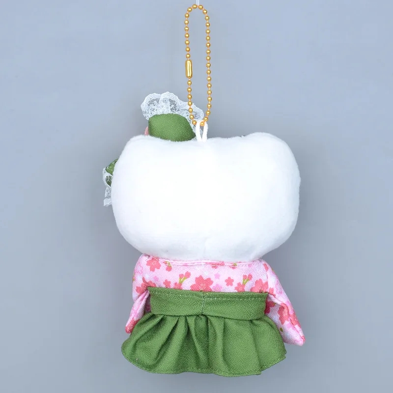 Sanrio Plush Keychain Bag Charm Hello Kitty Cinnamoroll Kuromi Kawaii Accessory 1