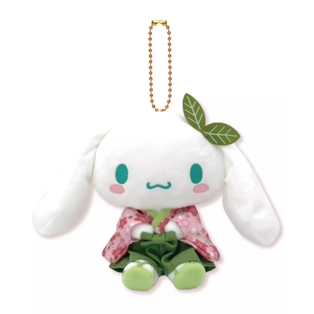 Sanrio Plush Keychain Bag Charm Hello Kitty Cinnamoroll Kuromi Kawaii Accessory 4