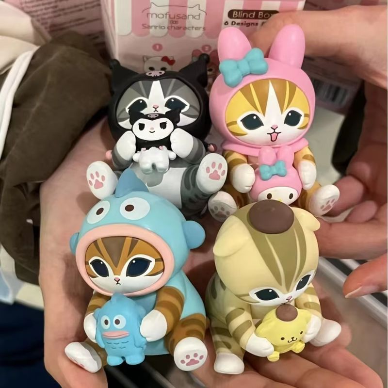 Mofusand Cat Blind Box Collectible Doll Cute Desktop Ornament 1