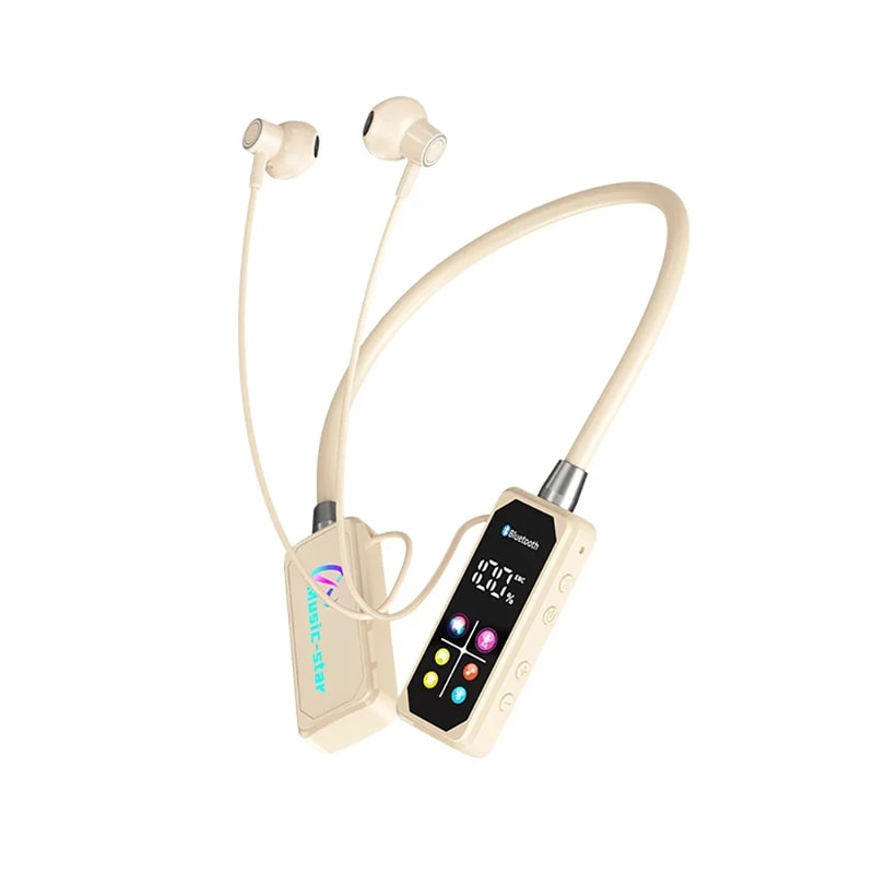 Color Screen Bluetooth Neckband Earphones With Noise Reduction 4