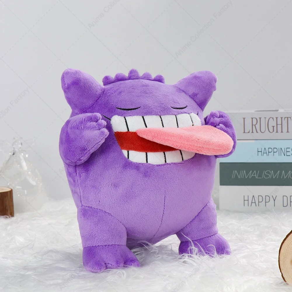 Mega Gengar Sleeping Plush Toy Soft Pokemon Peluche For Kids Fans 0