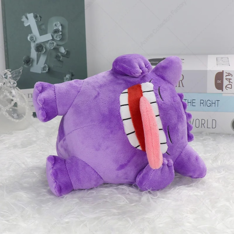 Mega Gengar Sleeping Plush Toy Soft Pokemon Peluche For Kids Fans 3