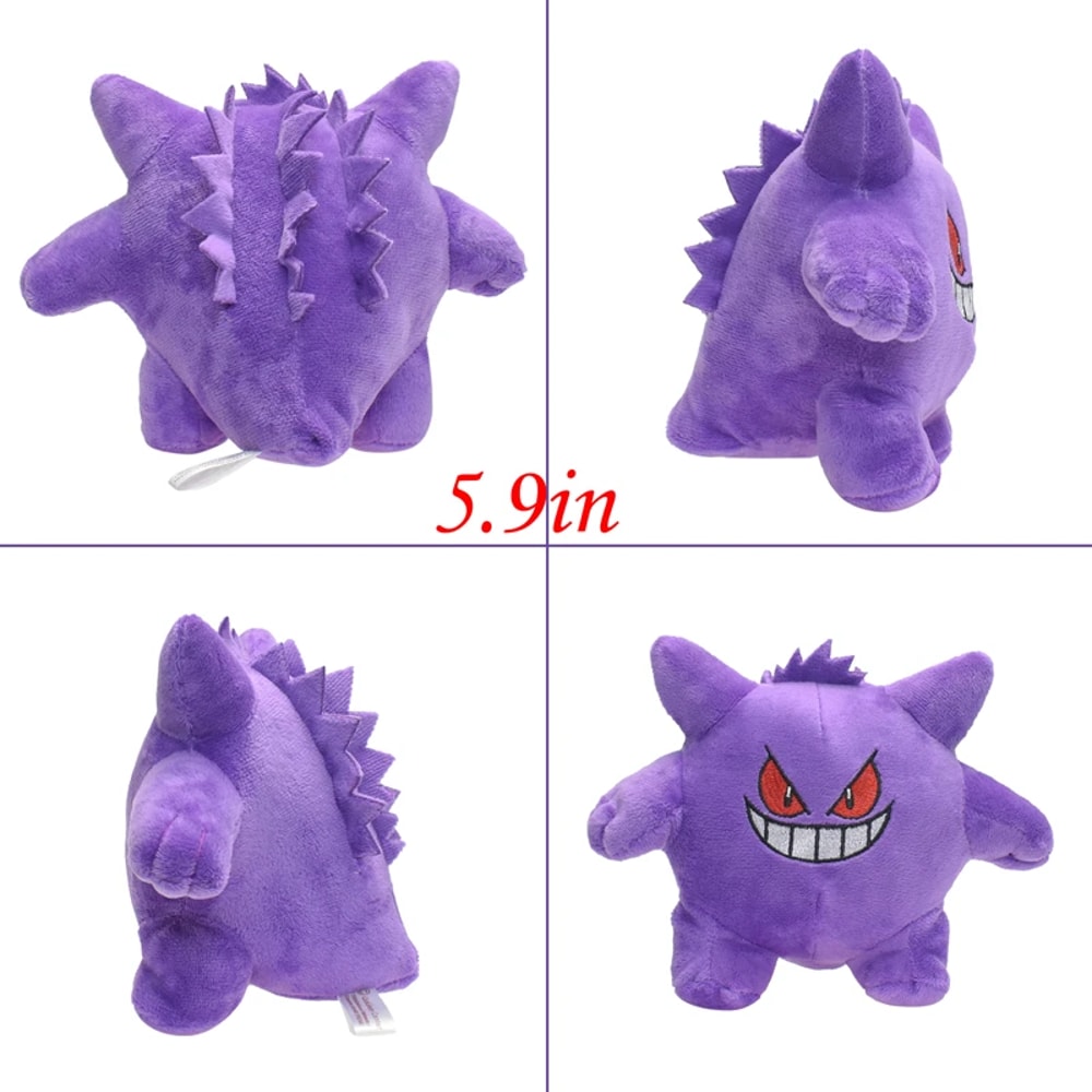 Mega Gengar Sleeping Plush Toy Soft Pokemon Peluche For Kids Fans 6