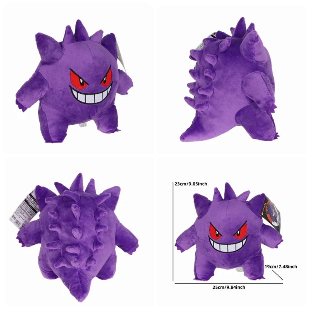 Mega Gengar Sleeping Plush Toy Soft Pokemon Peluche For Kids Fans 8