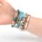 Bohemian Multilayered Bead Bracelets for Women with Charm Pendant