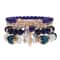 Bohemian Multilayered Bead Bracelets for Women with Charm Pendant