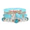 Bohemian Multilayered Bead Bracelets for Women with Charm Pendant