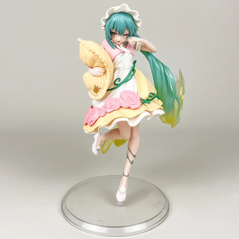 Hatsune Miku X Cinnamoroll Fairy Figure Car Ornament Collectible Toy 0