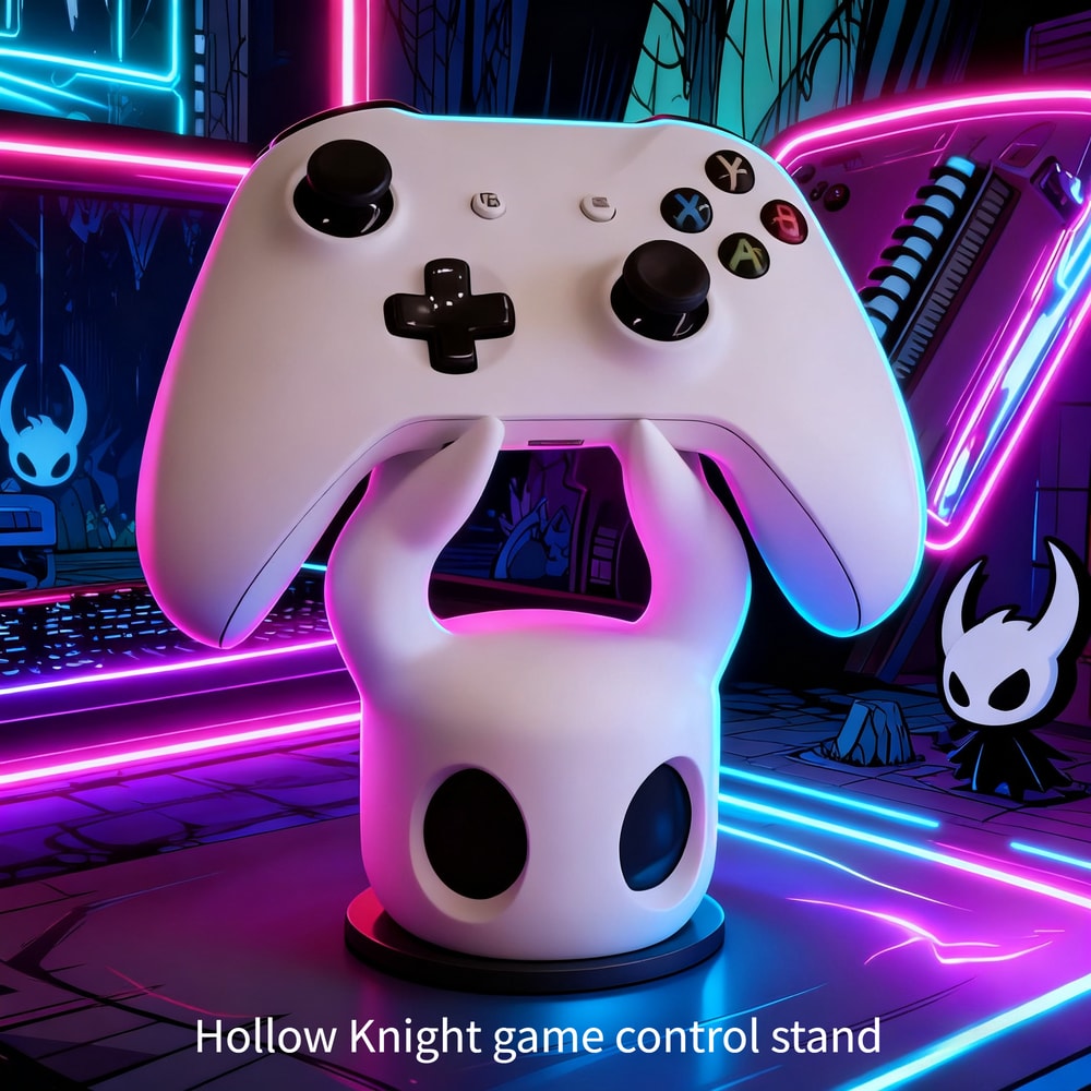 Universal Game Controller Stand, Hollow Knight Display