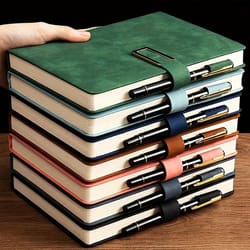 vintage leather notebook personalized journal for business & college